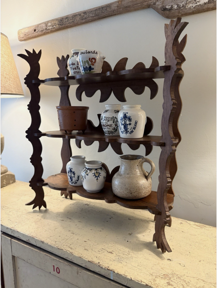 French Vintage Folk Style Etergere