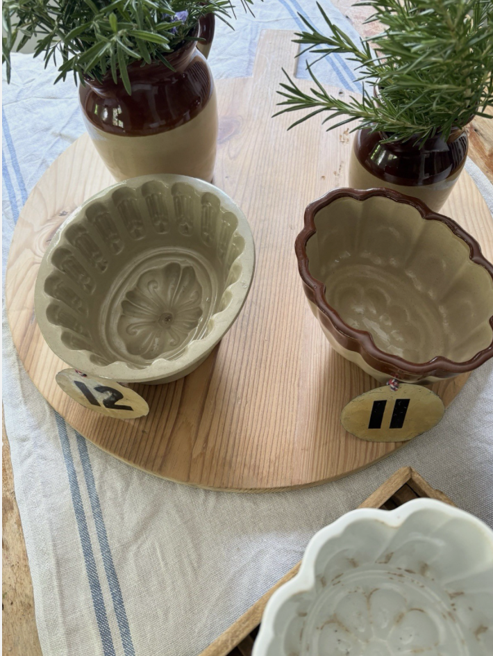 Vintage Ceramic Jelly Moulds