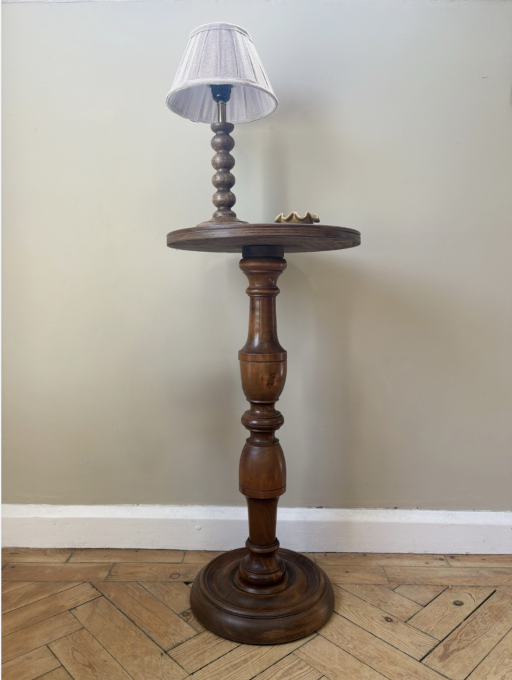 Vintage French Turned Wine Table