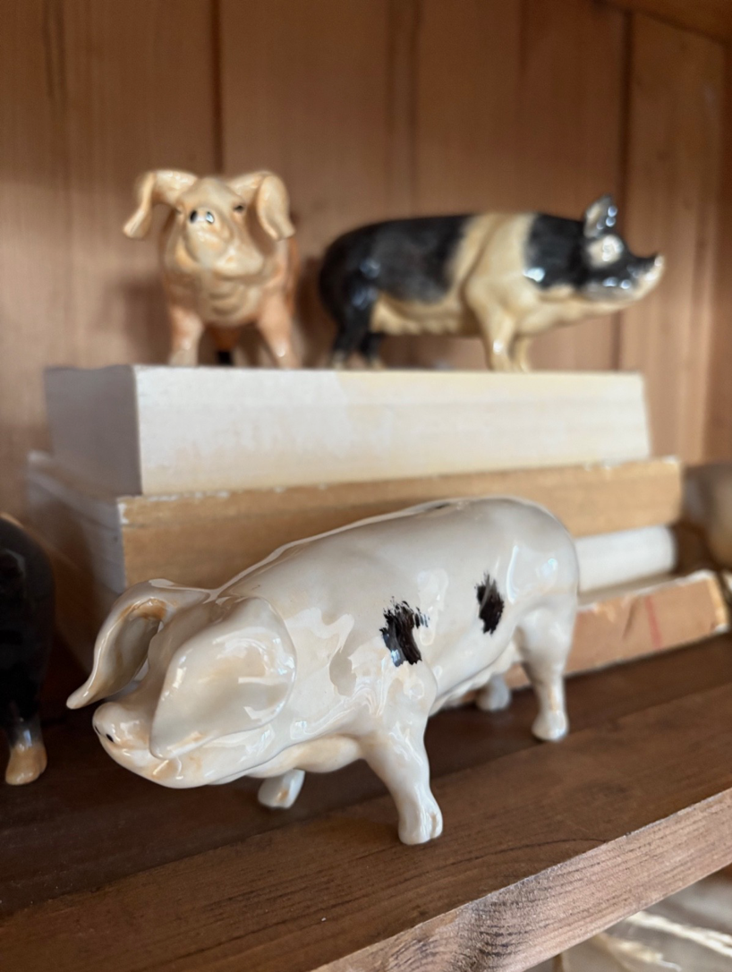 Vintage Pottery Pigs & Sows