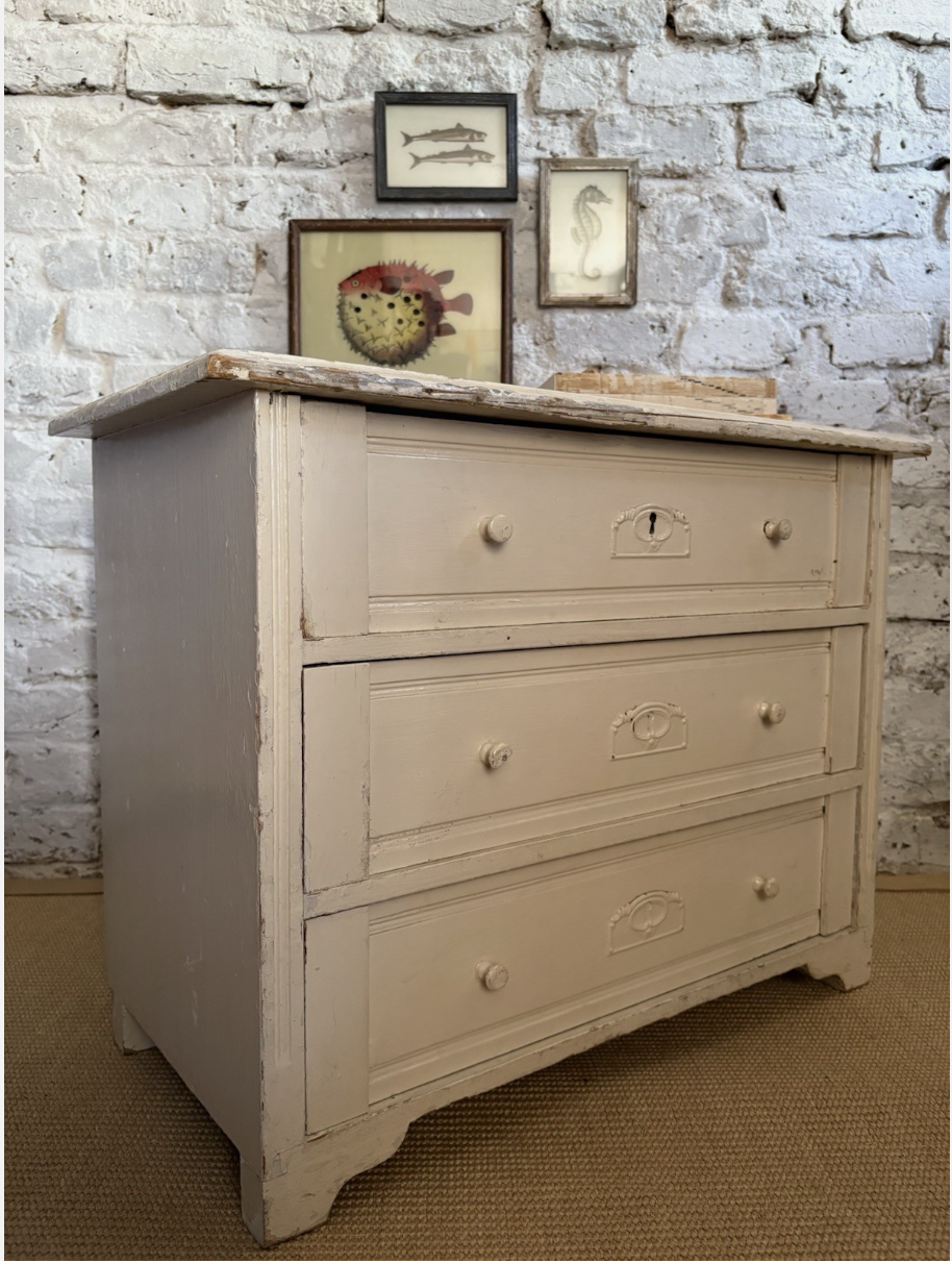 Small Painted Chest Of Drawers