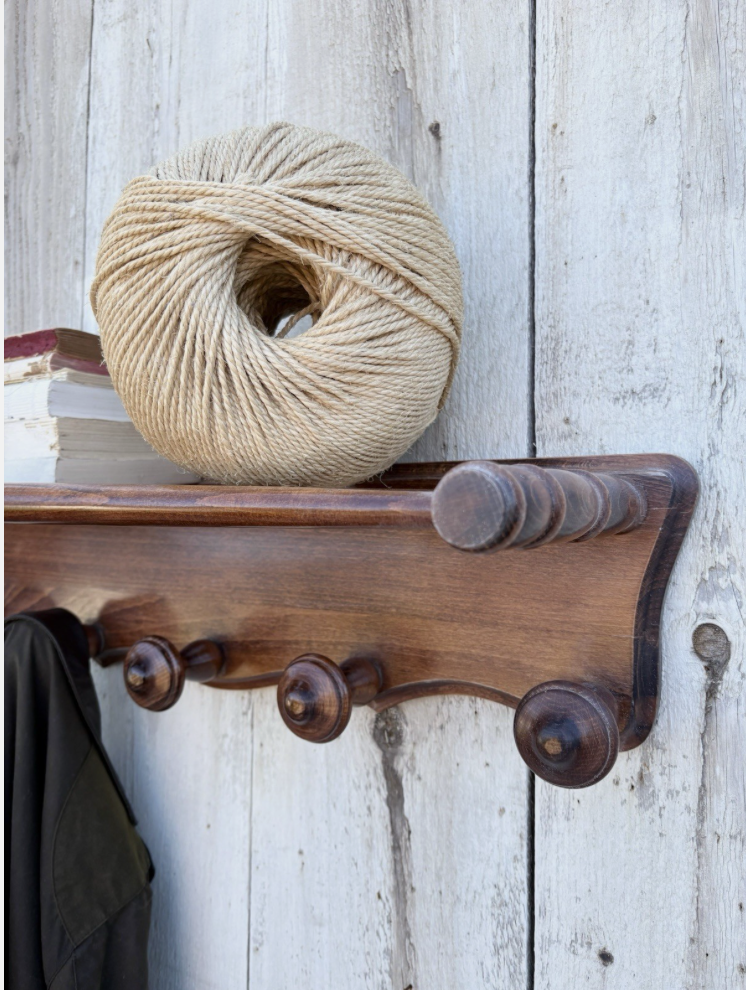 Vintage French Peg & Rack Coat Hooks