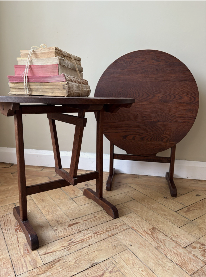Small French Vendange Tables - pair