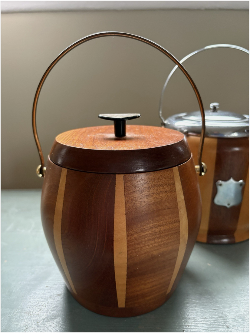Vintage Wooden Ice Buckets