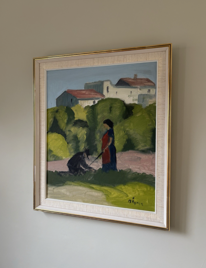 Large Bengt Agren - Oil On Canvas