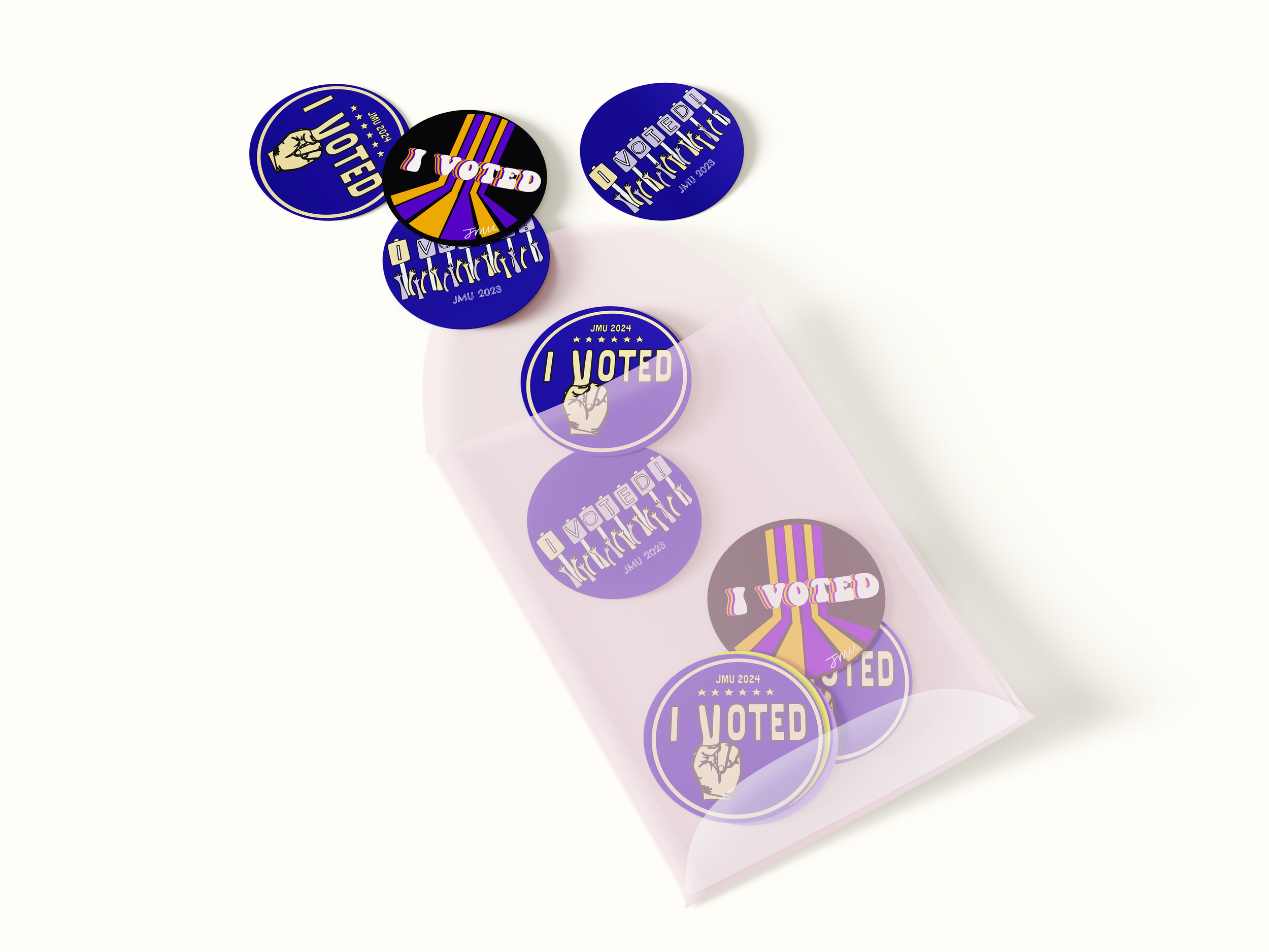 I Voted Sticker Design