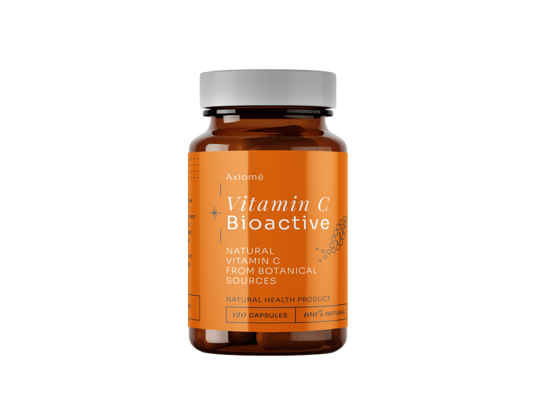 Axiomé Vitamin C Bioactive botanical vitamin C supplement bottle