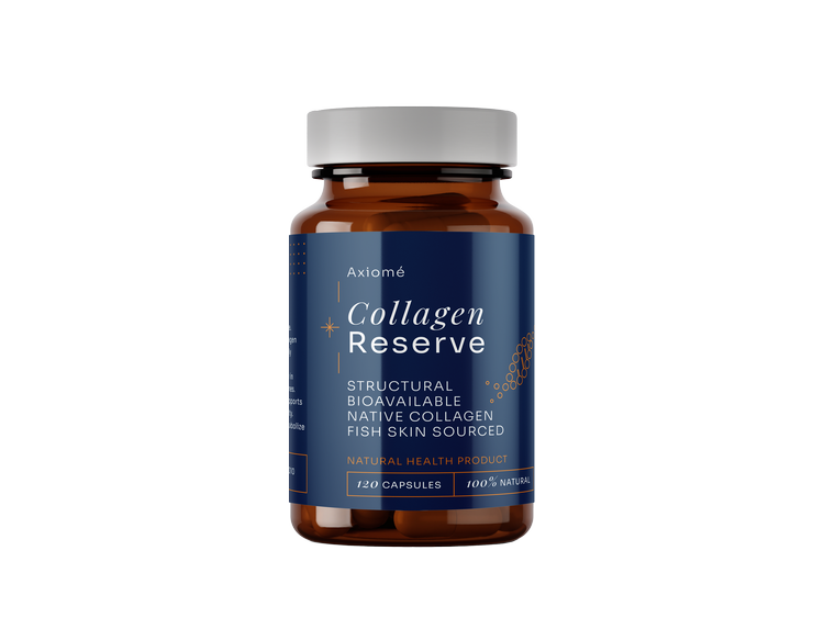 Axiomé Collagen Reserve native marine collagen supplement bottle