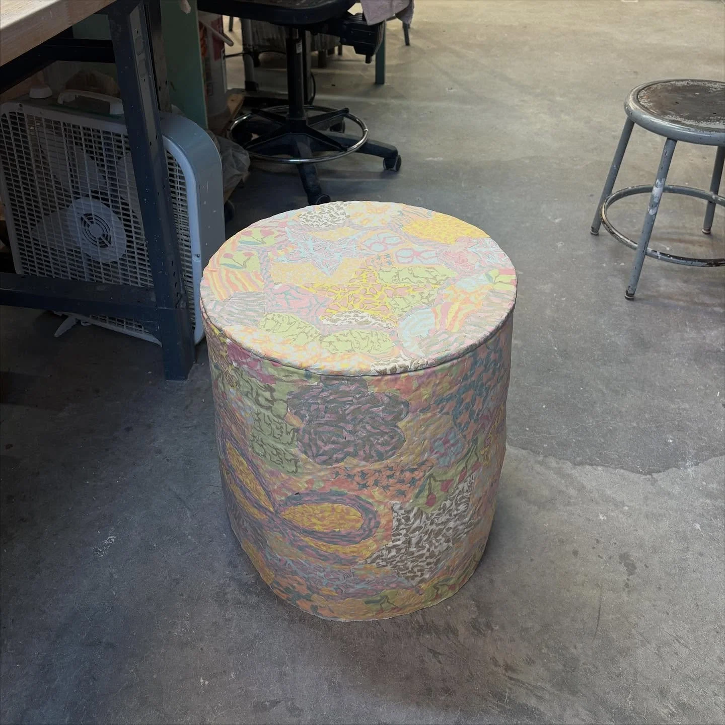 Despite my face I&rsquo;m having a lot of fun in the studio