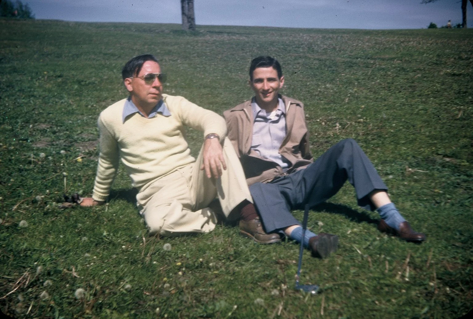 Golf Pro Bunny Torpy and Dick Mindlin in the 1940's