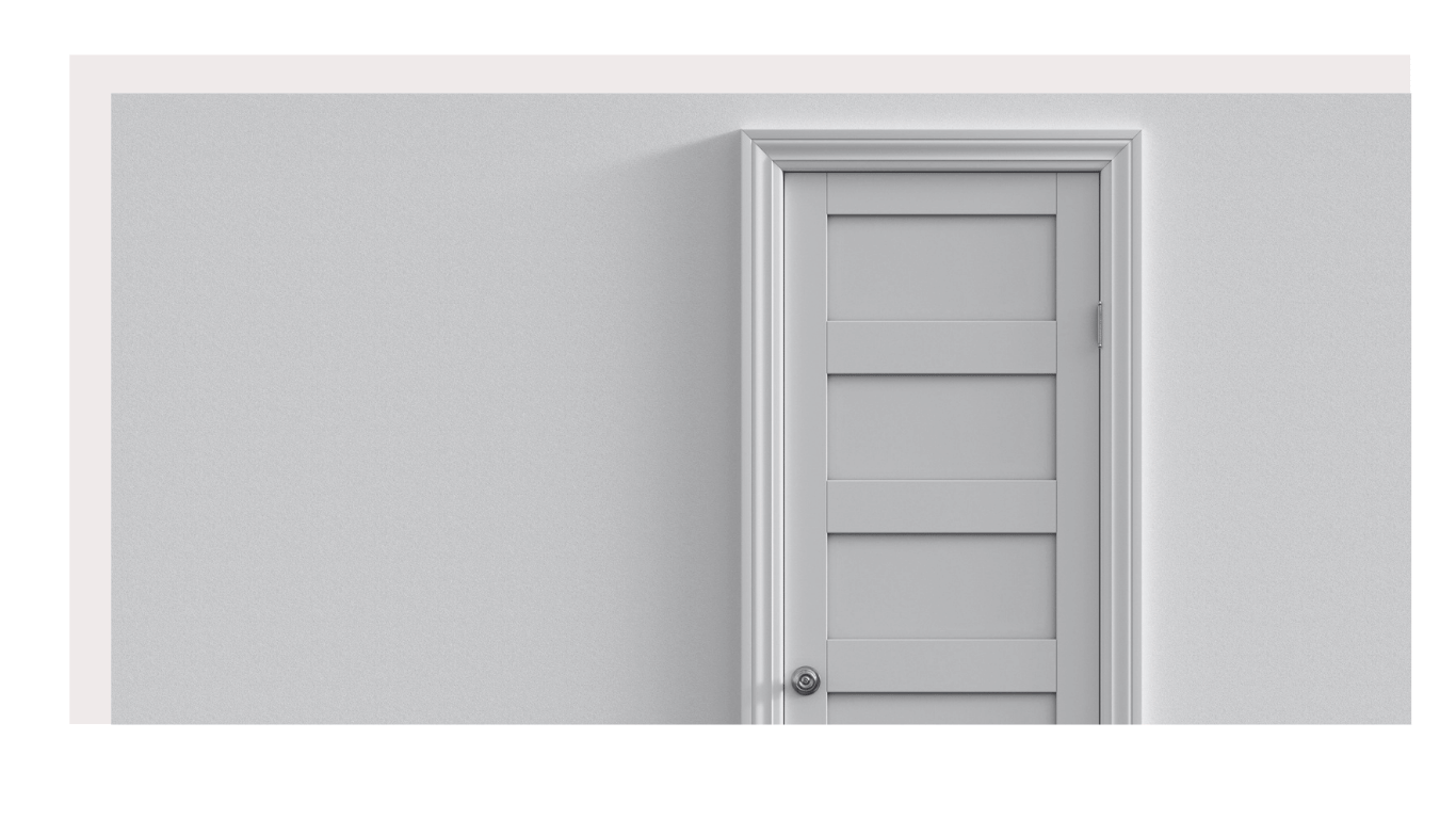 Closed door representing vulnerability and communication in marriage