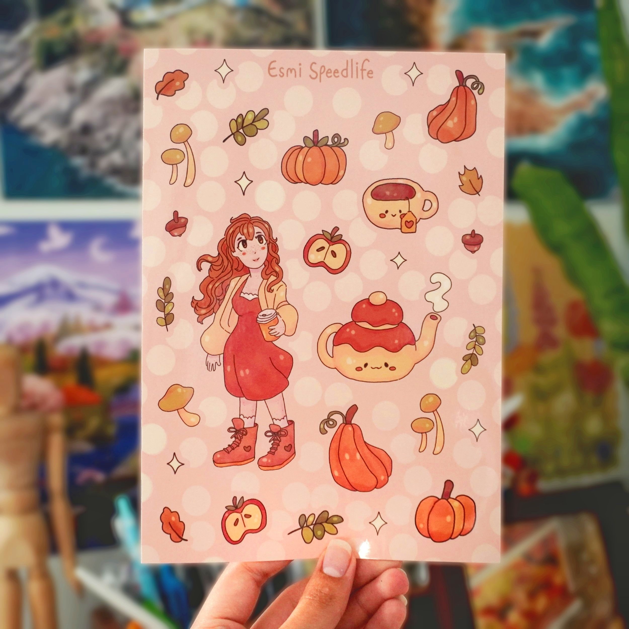 Autumn - Waterproof Sticker Sheet