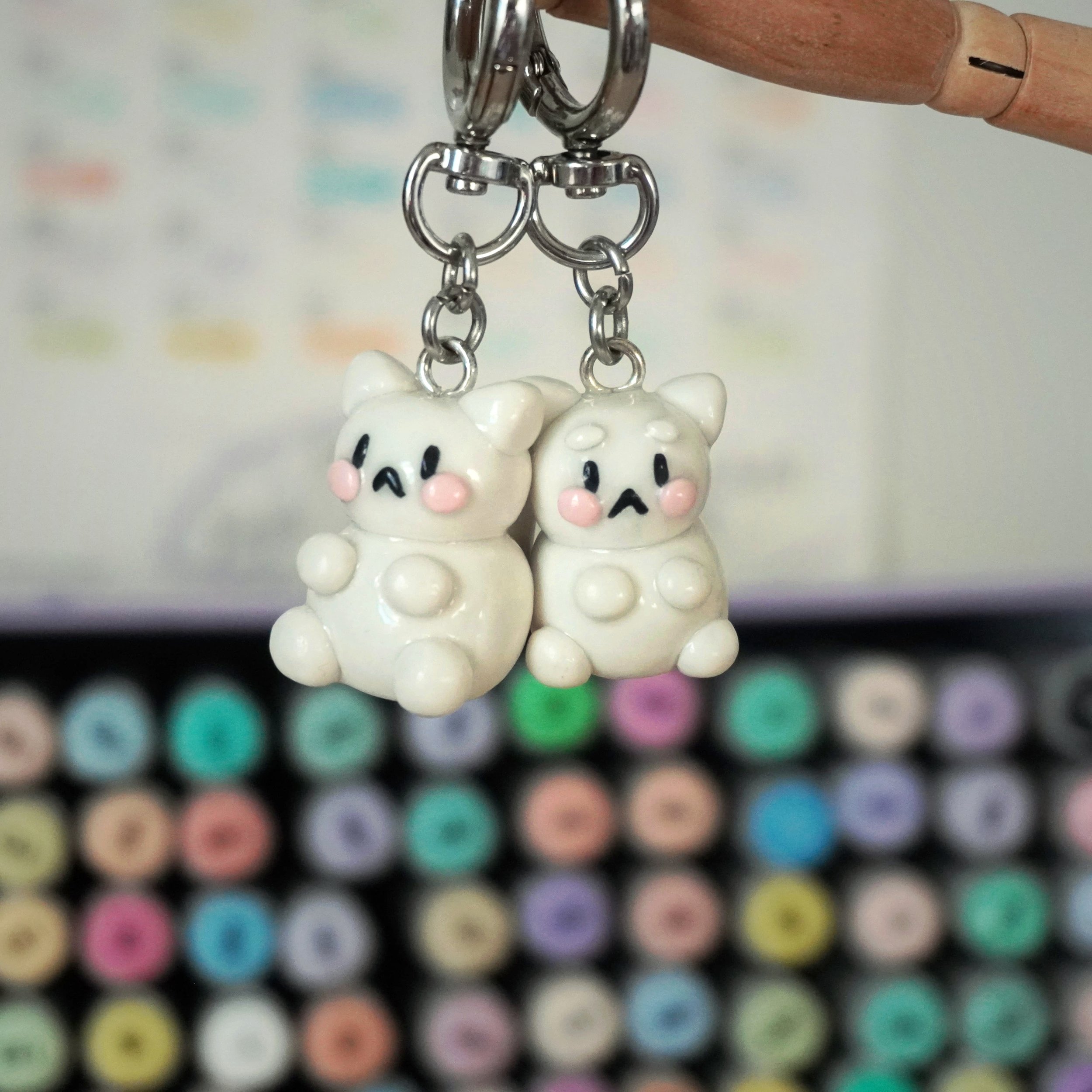 Kitty Keychains - Handmade