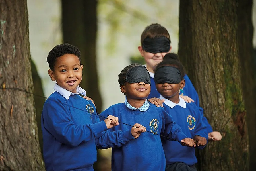 Pupils doing Blind Mice mission