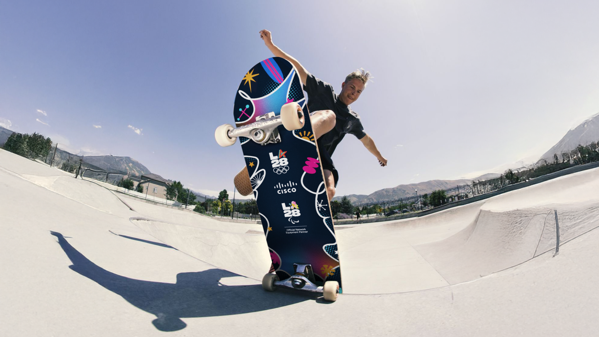 Cisco x LA28 Skateboard Design