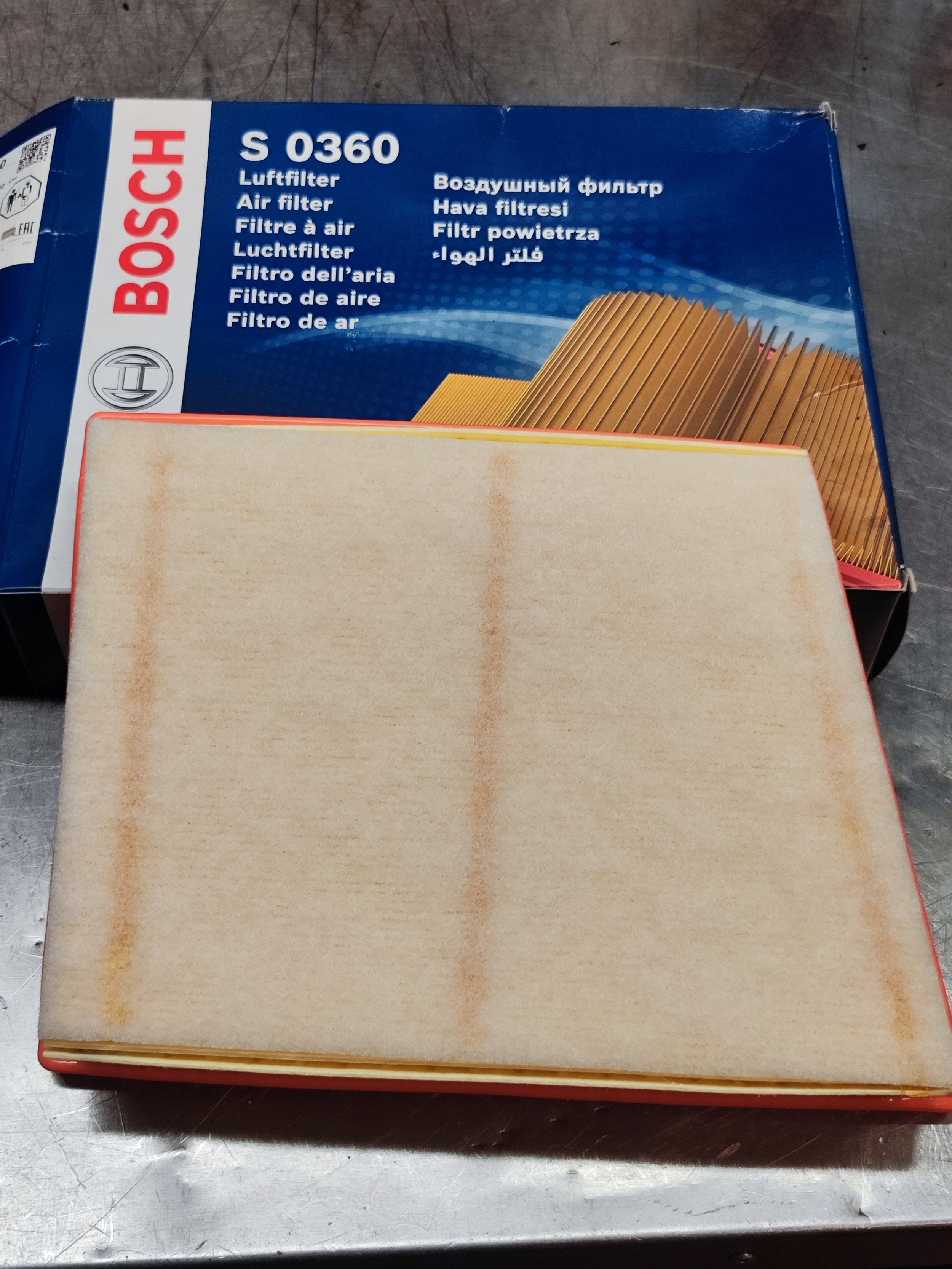 Bosch F026400360 Filtro aria BMW Mini