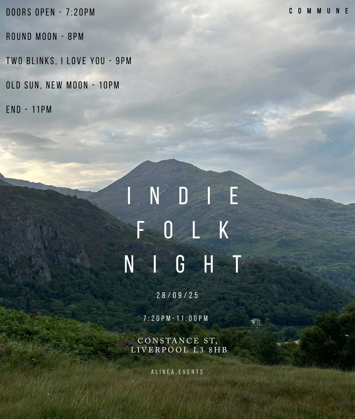 Alinea: Indie Folk Night
