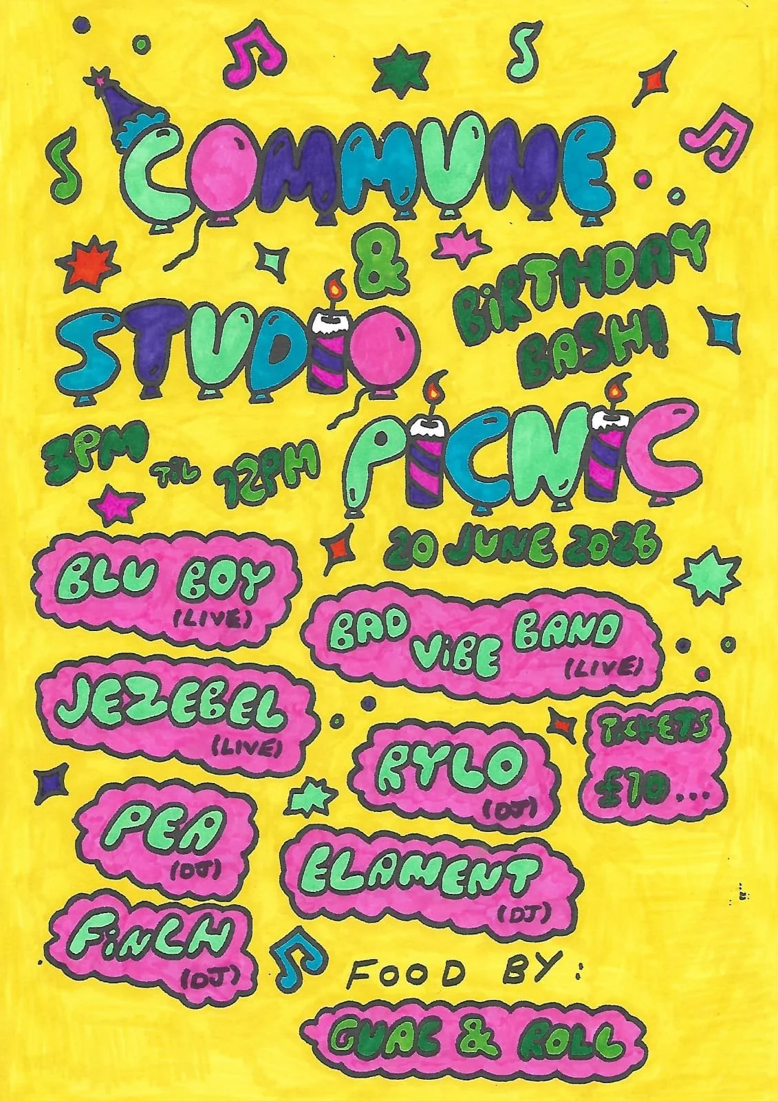 Commune x Studio Picnic Birthday Party