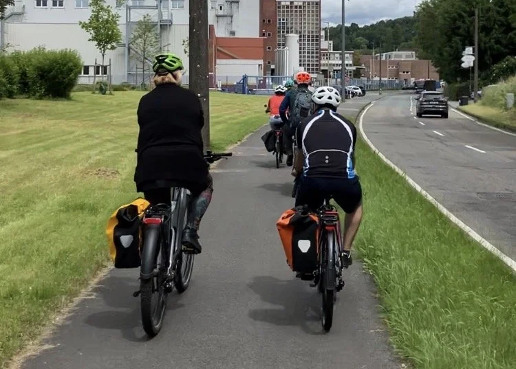 Unterwegs auf dem geplanten Radring