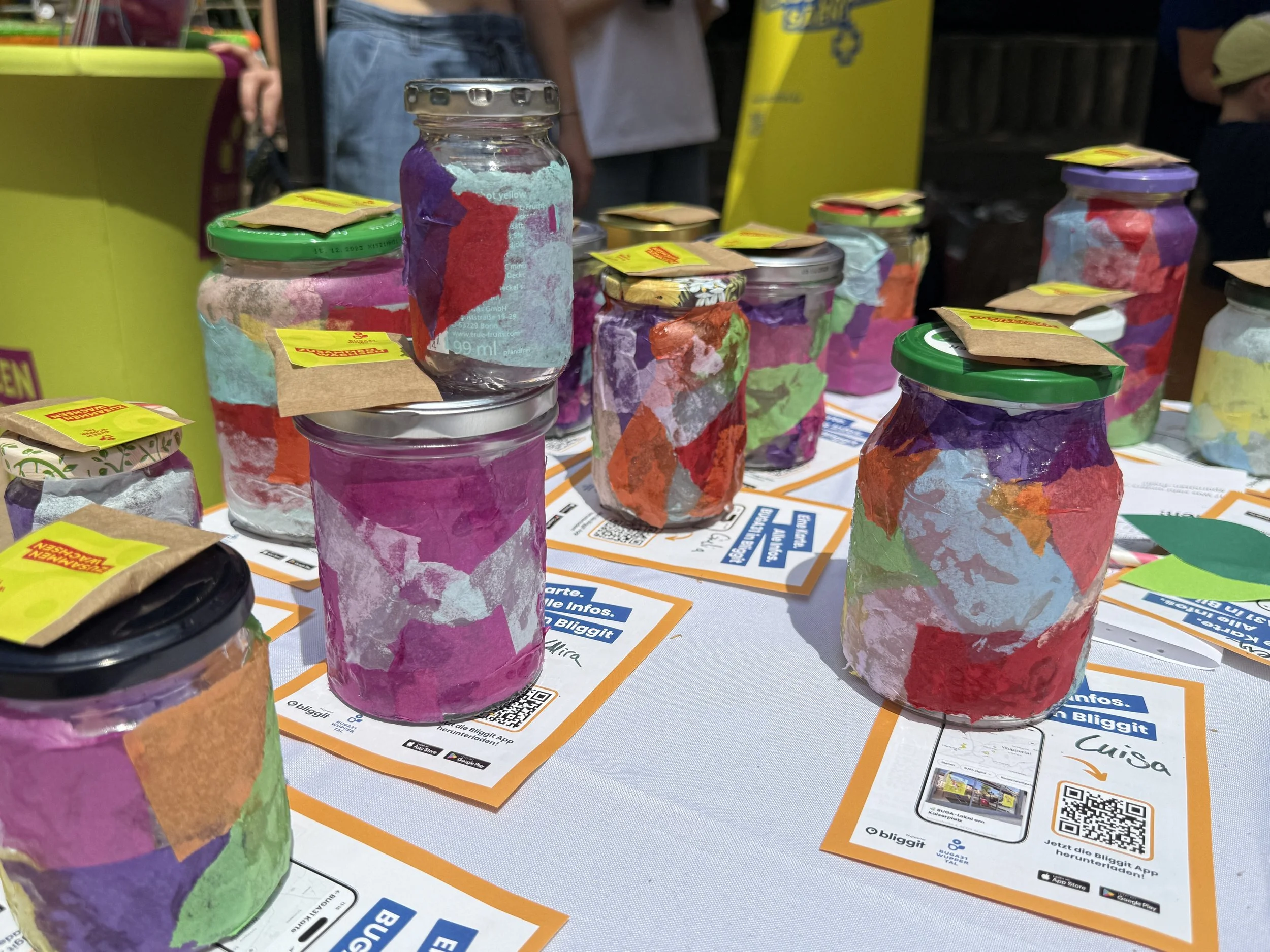Upcycling beim Zoo-Kinderfest mit bliggit