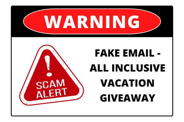 SCAM ALERT: Fake Email – Please Read