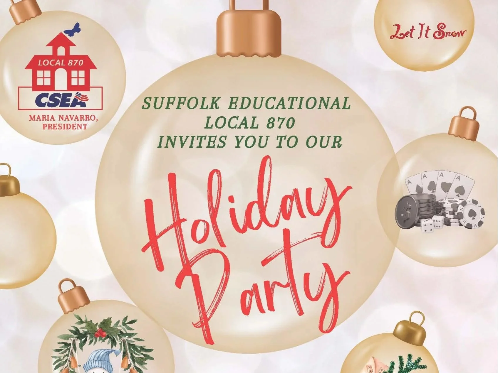 Save the Date! Holiday Party!