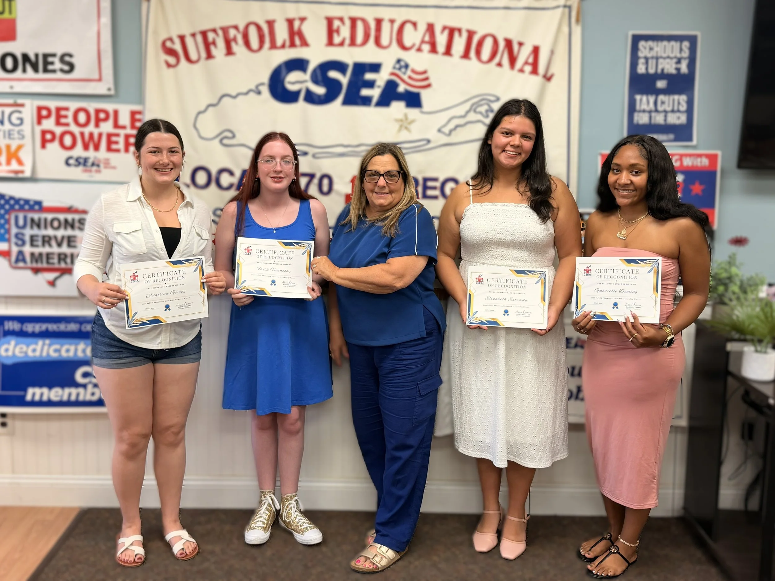 Local 870 Scholarship Winners!