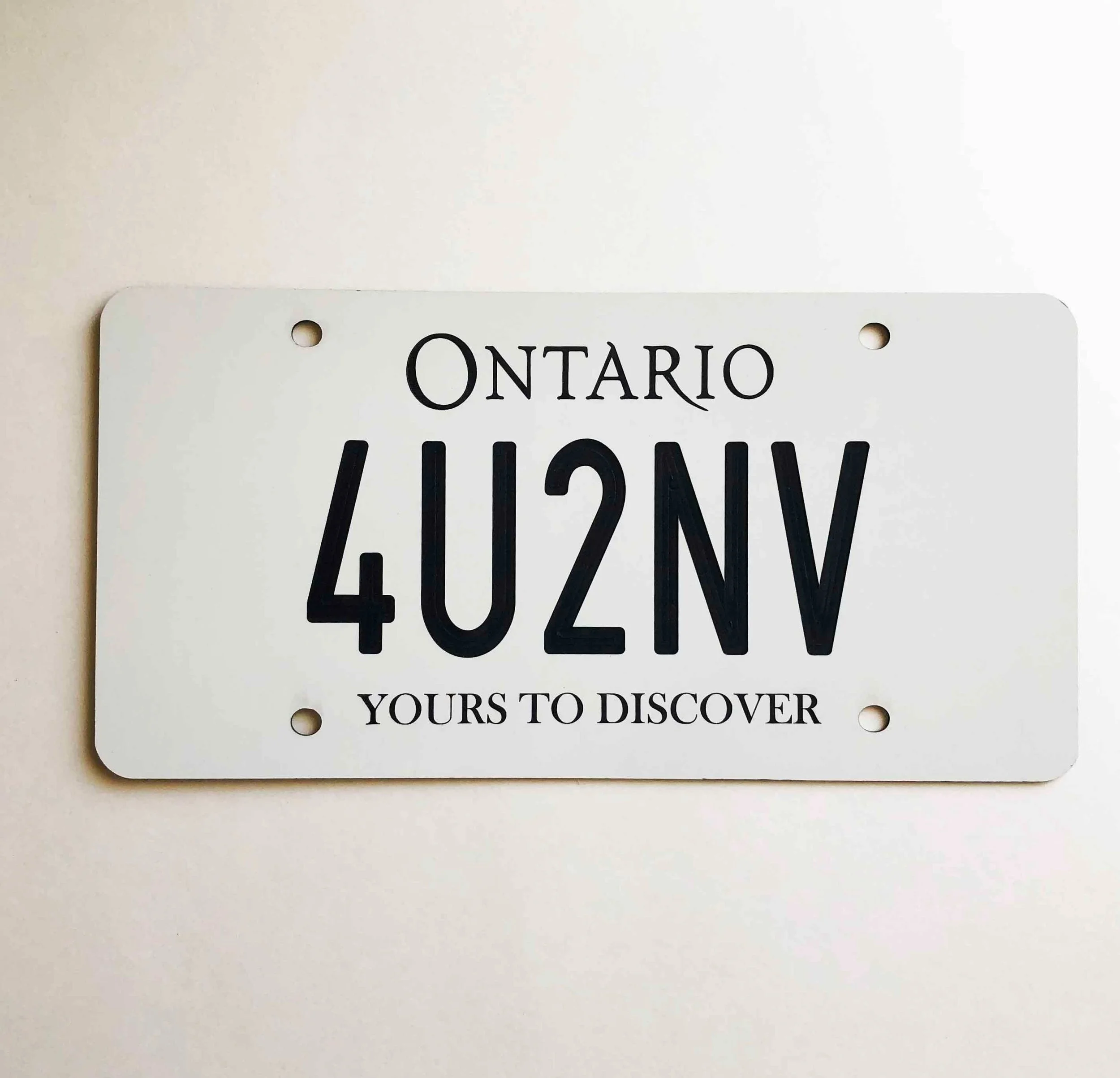Ontario, Canada Novelty License Plate by PL8MASTER