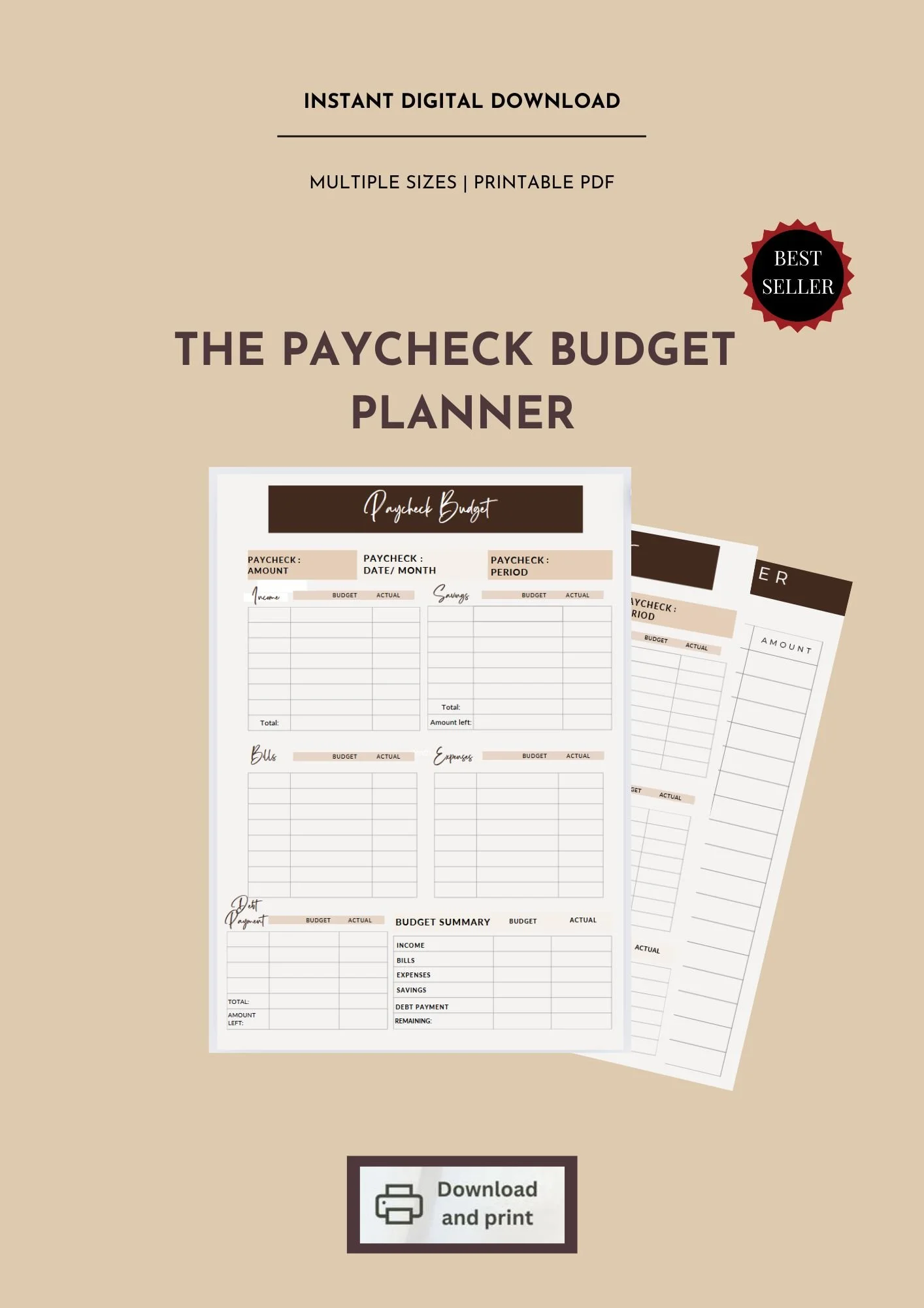The Paycheck Budget Planner