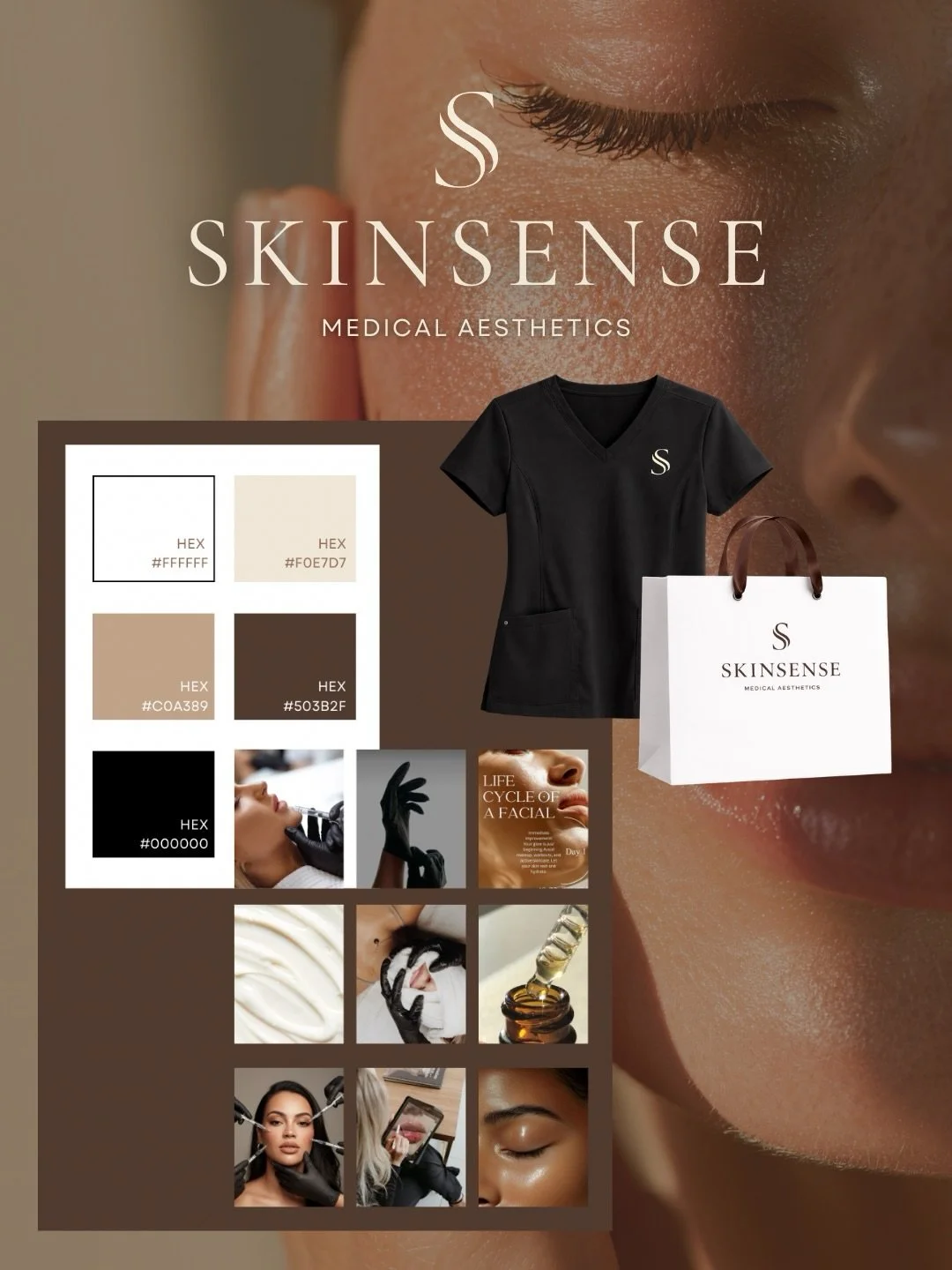 Introducing Skin Sense Medical Aesthetics. 

When Kayla &amp; Jenna came to me, they didn&rsquo;t just need a logo, they needed a brand that reflected the level of care and credibility behind their work &mdash; blending clinical expertise with elevat