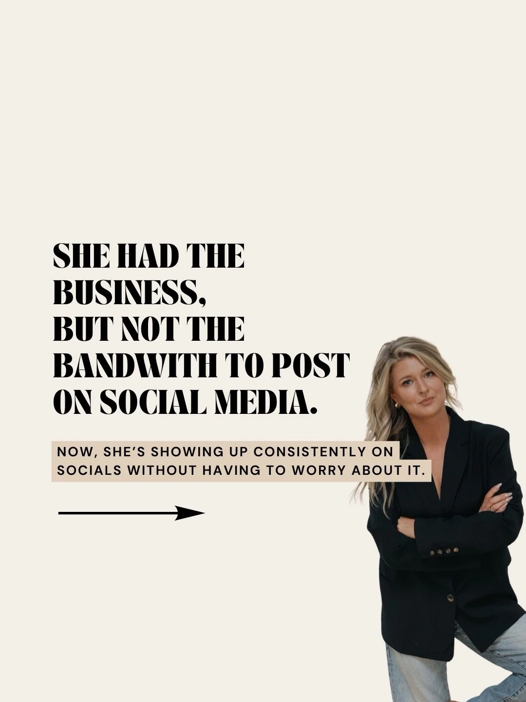 She didn&rsquo;t lack the business. She lacked the bandwidth.

And because of that, her social media became the thing that always got pushed to &ldquo;later.&rdquo;

Not because she didn&rsquo;t care &mdash;
but because she was already carrying every