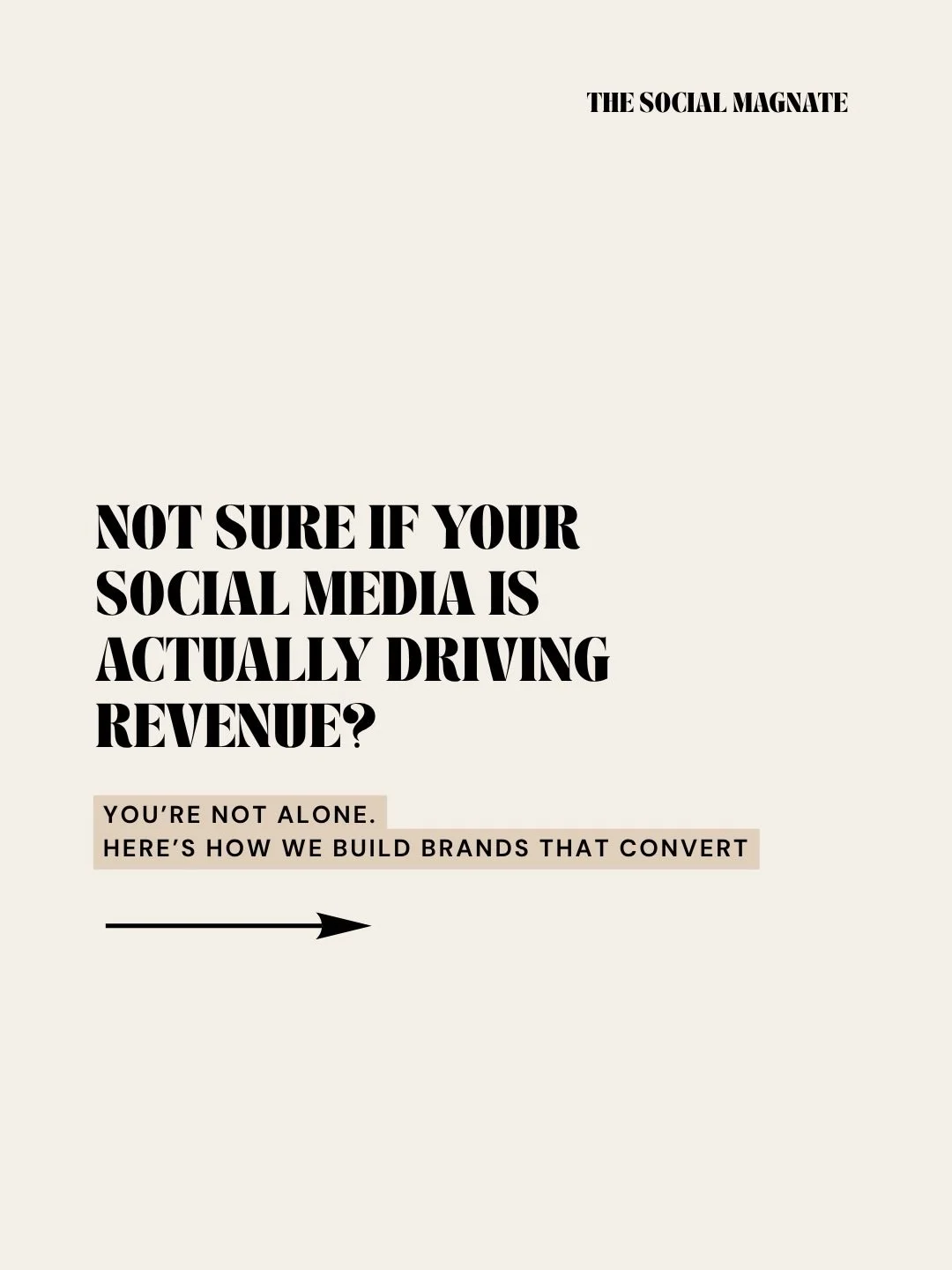 Posting consistently but not seeing results? or unsure how to track them? There&rsquo;s usually a deeper disconnect and it has everything to do with strategy and brand positioning...

💌 DM us &ldquo;SOCIAL&rdquo; if you&rsquo;re ready to change that