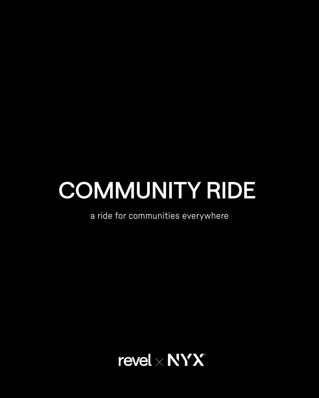 A ride for communities everywhere ➡️

February 15 | 1:30pm ET / 11:30am MT

We invite other studios to ride with us. Let us know in the comments if you plan to join.