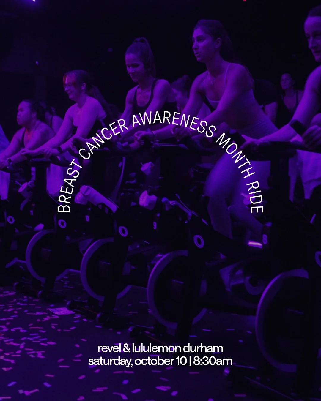 Join lululemon Durham at Revel for a donations-based supporting the Pretty in Pink Foundation. 

Saturday, October 10 8:30am 
with @_miawise and @barbaraemma_ 

Sign up via the QR code or link in our bio.
