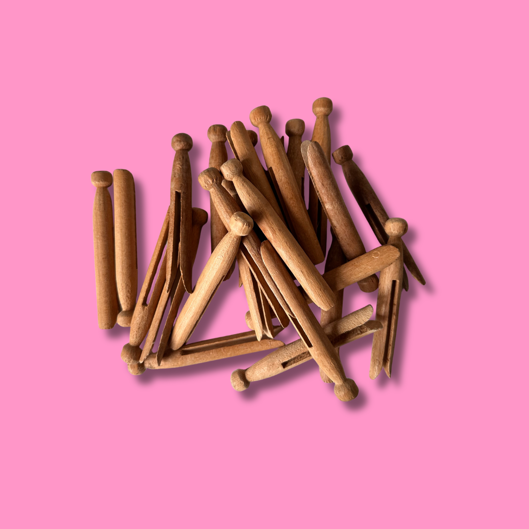 Vintage Wooden Pegs