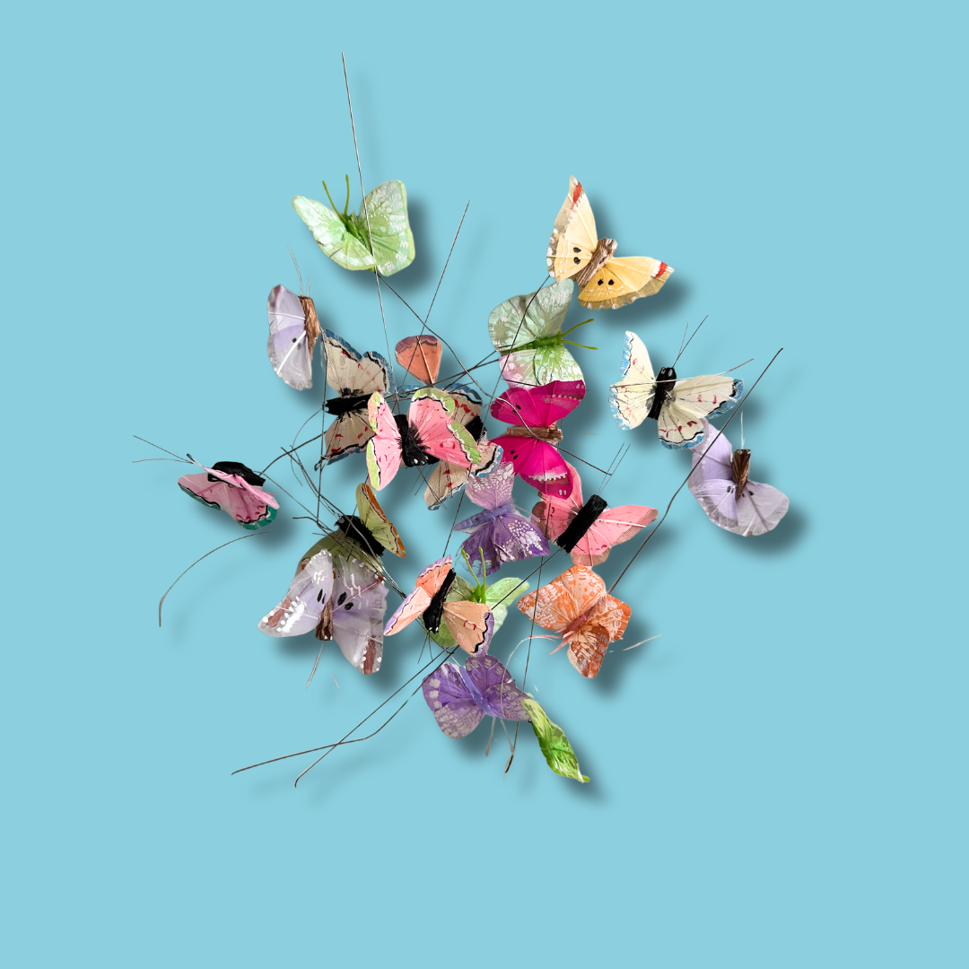 Wired Feather Butterflies