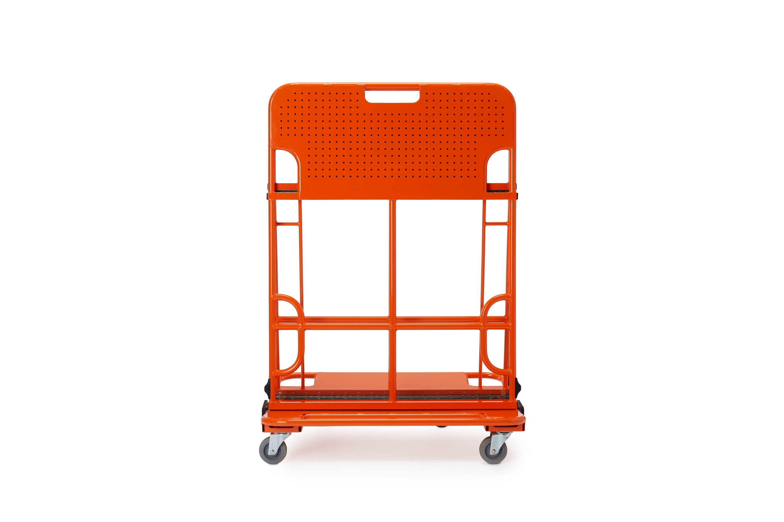 Butterfly Cart A-Frame Panel truck Safety Orange Front View.jpg