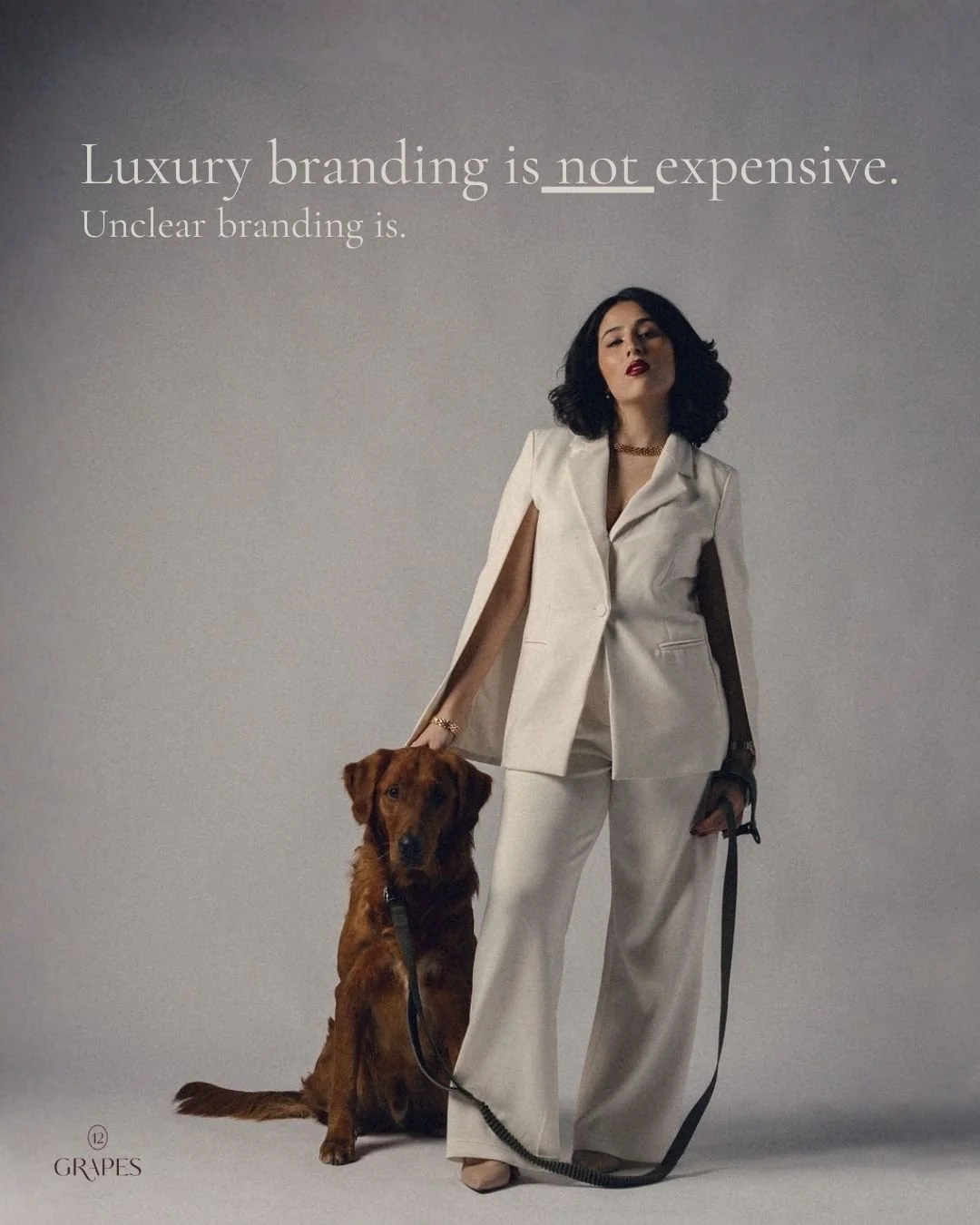 You know what&rsquo;s expensive?

⚜Discounting your prices because you &ldquo;don&rsquo;t feel worth it.&rdquo; 
⚜Losing leads because people don&rsquo;t get what you do. 
⚜Ghosted proposals because your messaging didn&rsquo;t build trust.

Luxury br