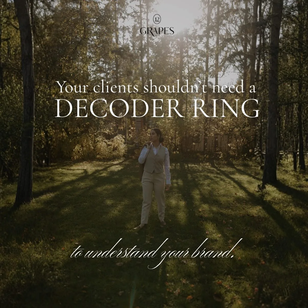 If someone has to figure out what you do or why you&rsquo;re different, your brand is broken. 

Clarity isn&rsquo;t a nice-to-have. It&rsquo;s the bare minimum.

If your message doesn&rsquo;t communicate your value instantly, it&rsquo;s not positioni