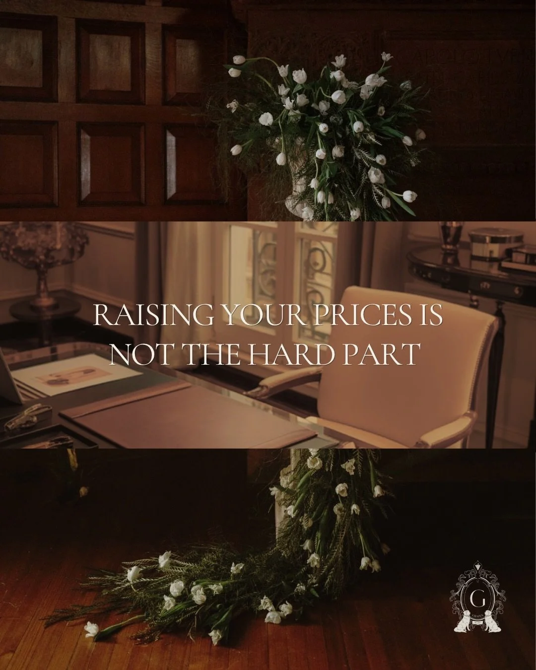 Raising your prices is not the hard part. Let me explain:

I have seen women in my sessions creating a new offer that makes them excited like never before, eyes full of sparks and butterflies in their stomach. Something new, something that finally re