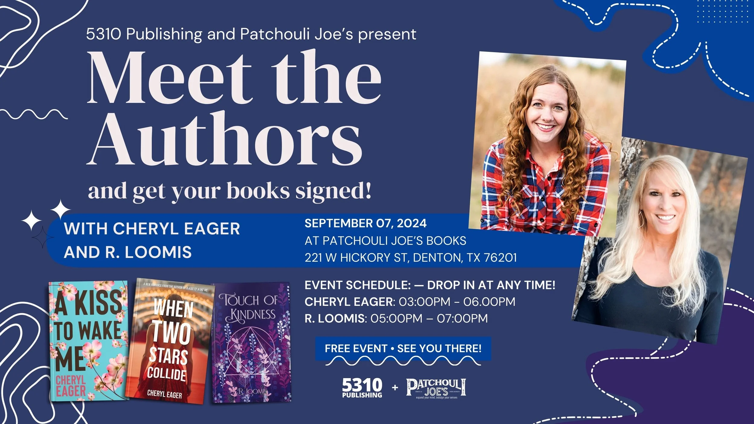Author Event - Cheryl Eager and R. Loomis