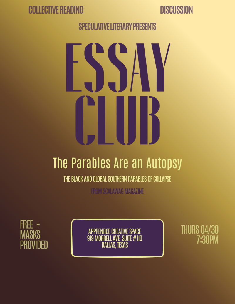 Speculative Literary: Essay Club