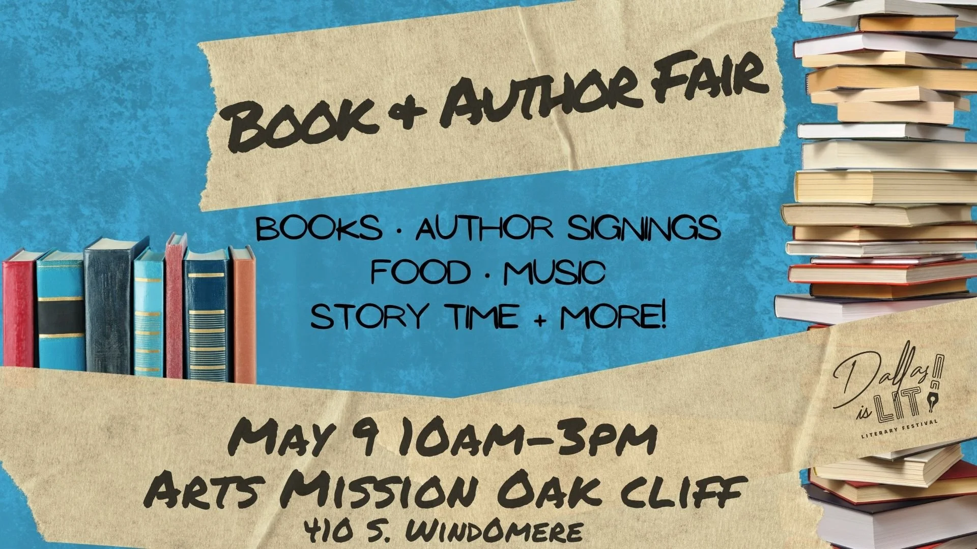 Dallas Is Lit! 2026 Book & Author Fair
