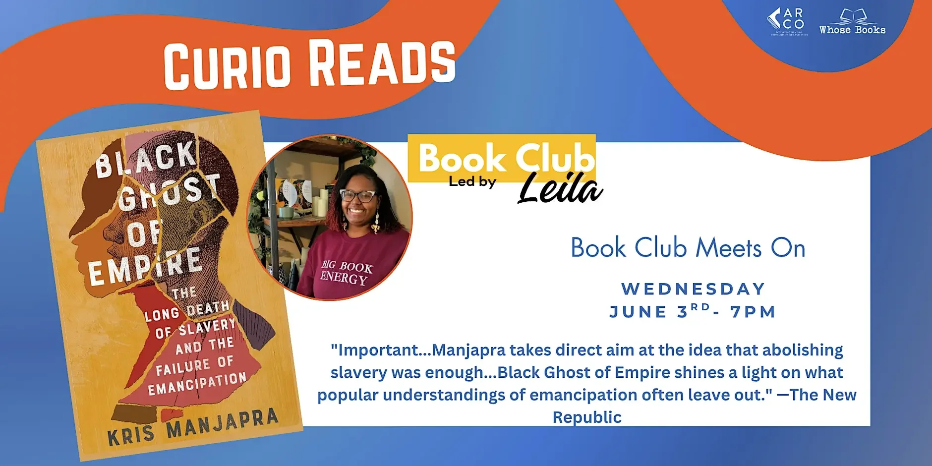 Curio Reads Book Club: Black Ghost of Empire