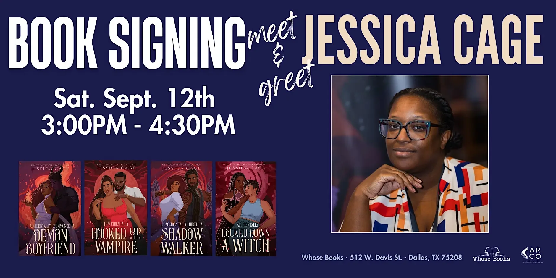 Book Signing: Jessica Cage