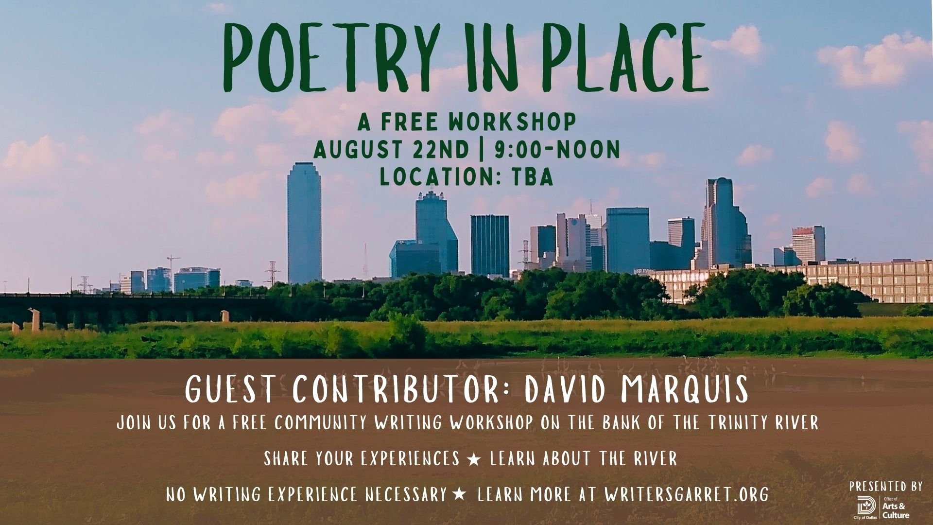 August Poetry In Place