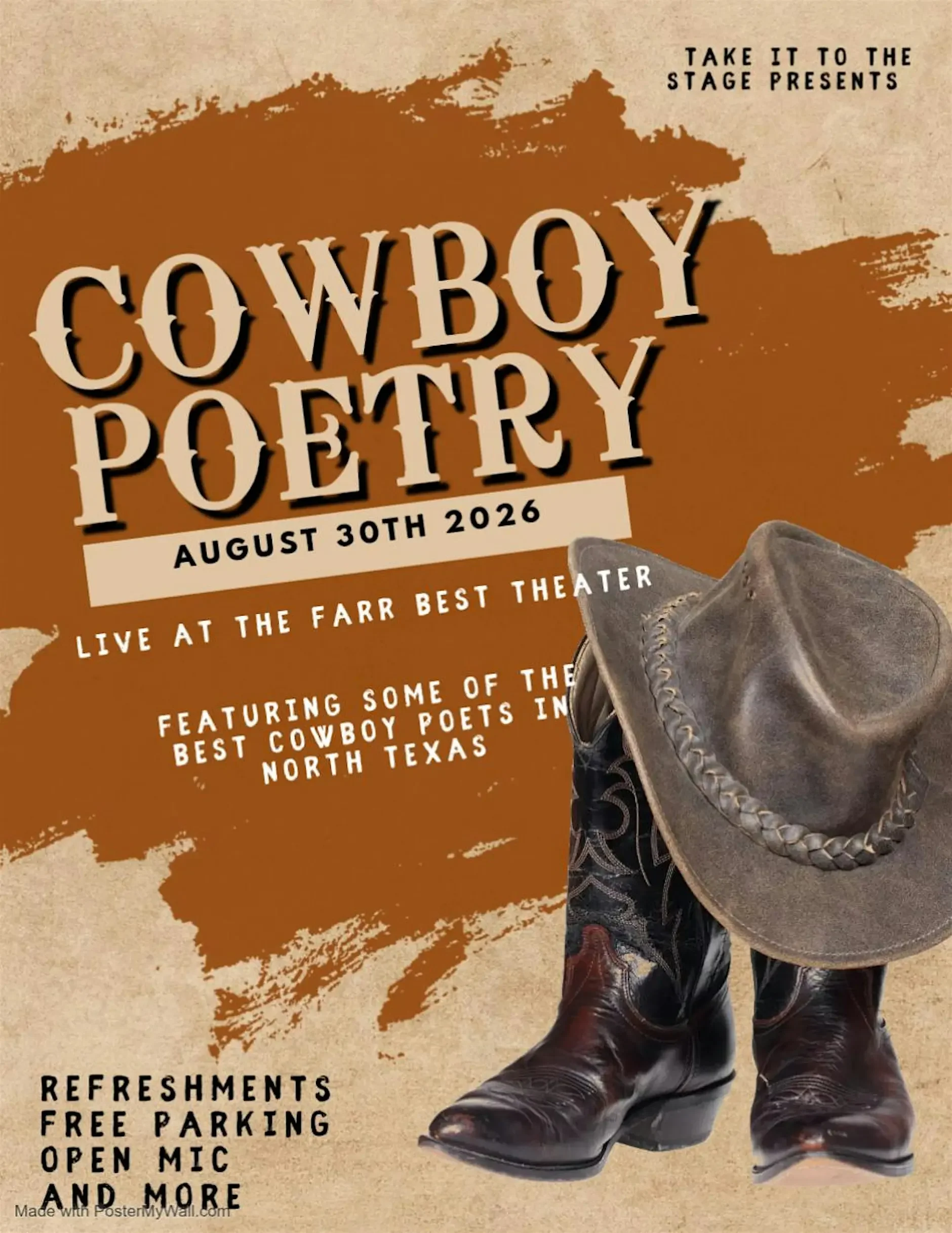 The Mansfield Cowboy Poetry Open Mic Showcase