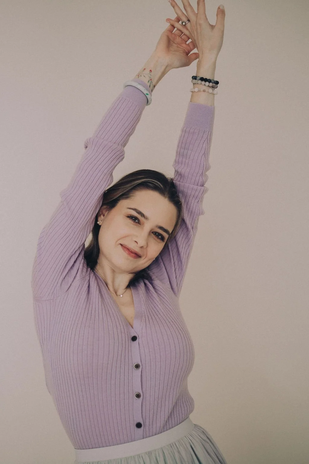 Catarina looking into the camera