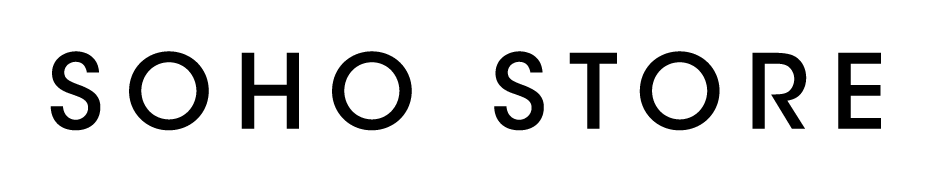 Logo of Soho Store in black text on white background