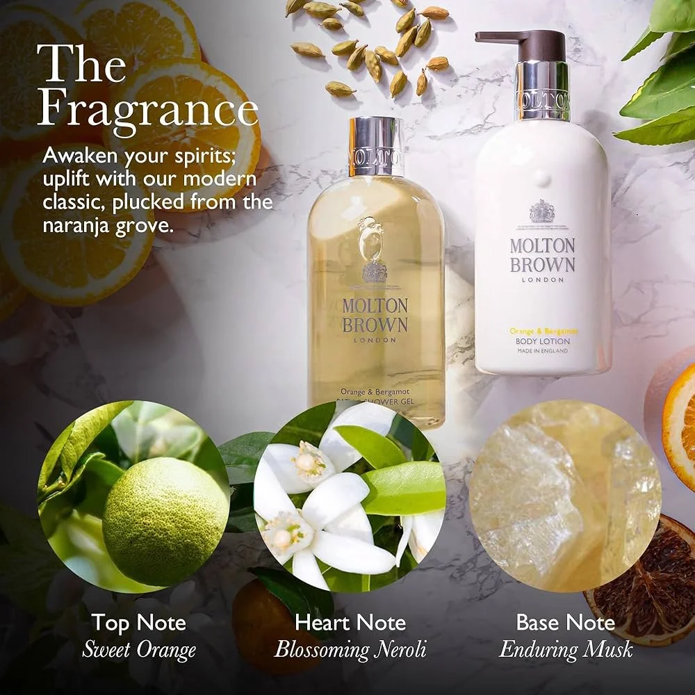 Orange & Bergamot Bath & Shower Gel 300ml